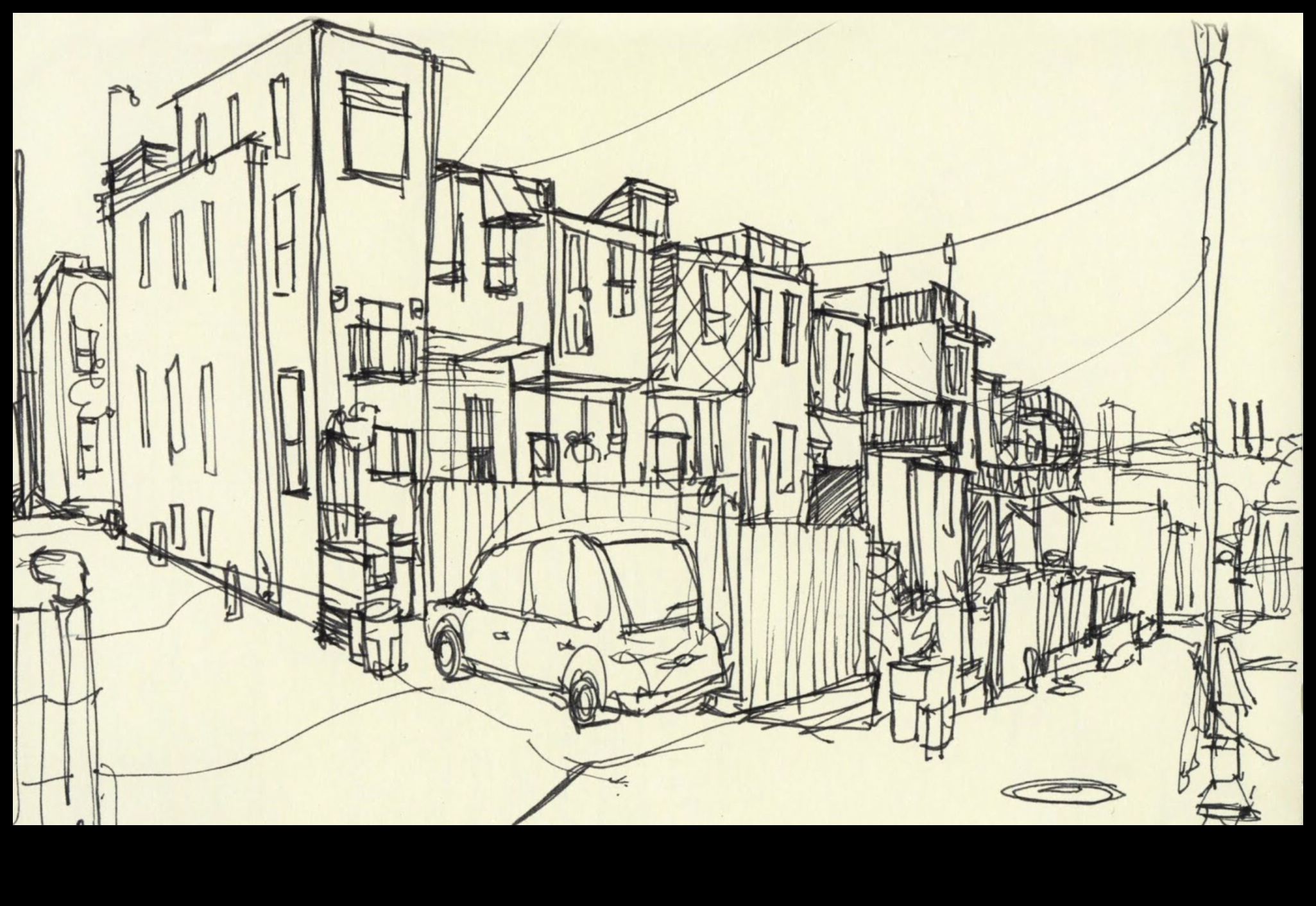 Scene de stradă: portretizarea pulsului urbanității în desene